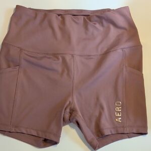 Aeropostale Women's Dusty Pink Bike Shorts